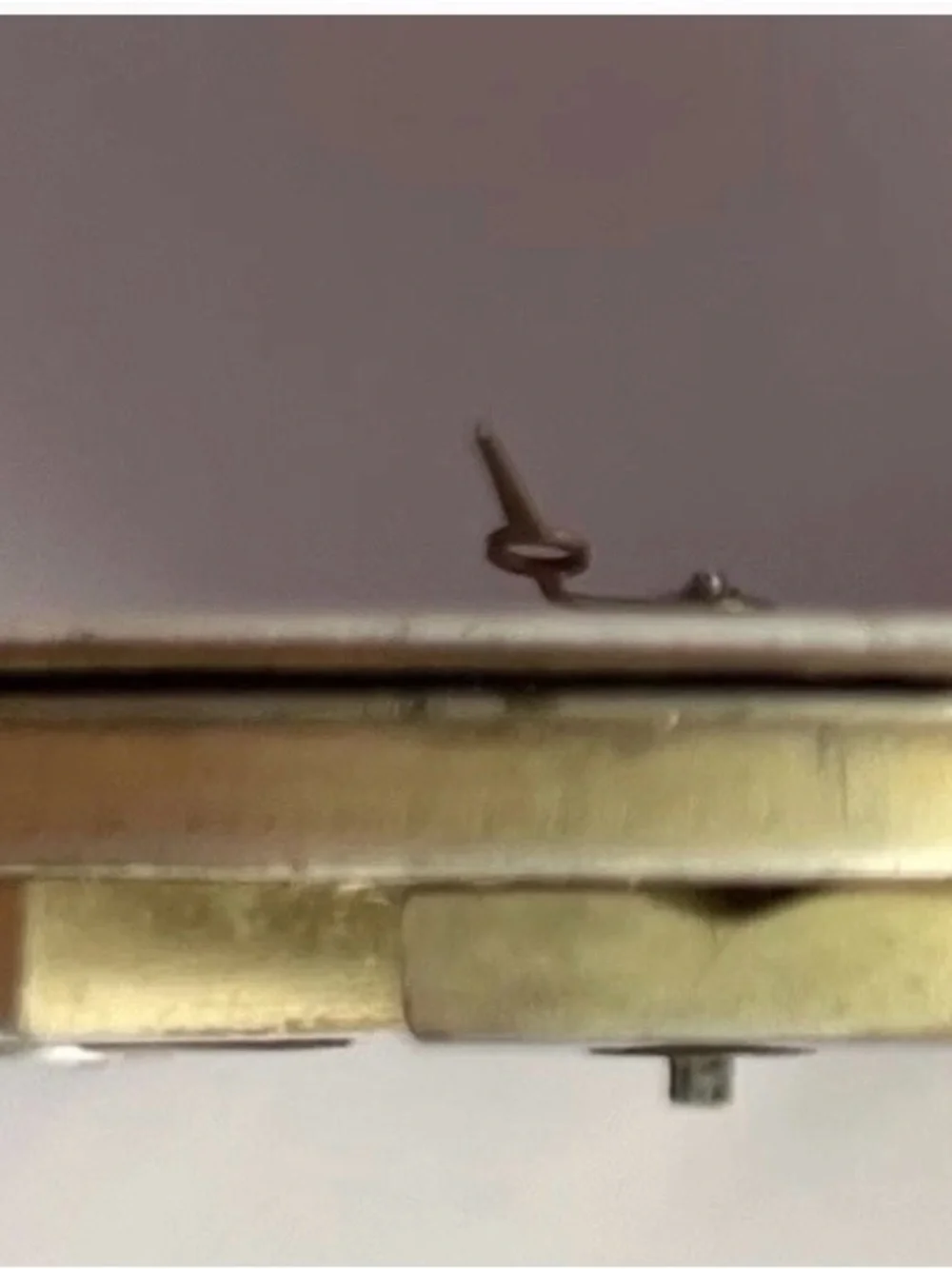 French Men's Pocket Watch Mechanism with White Dial